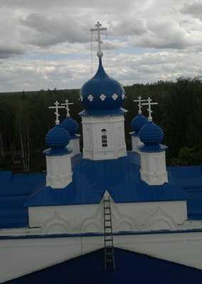 Вид купола с колокольни