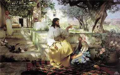 Г.И. Семирадский. Христос у Марфы и Марии