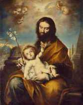 Вильям-Клементе де Торрес. Святой Иосиф с ребенком Христом